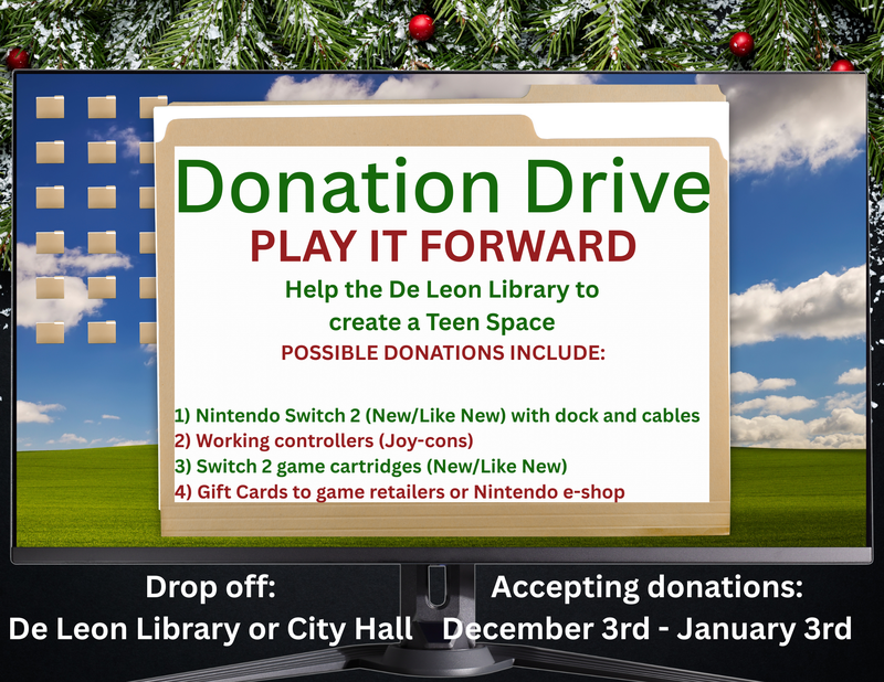Donation Drive PLAY IT FORWARD